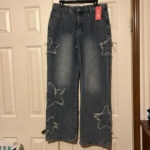 Jeans I bought from SHEIN. These are never worn, or worn once.
